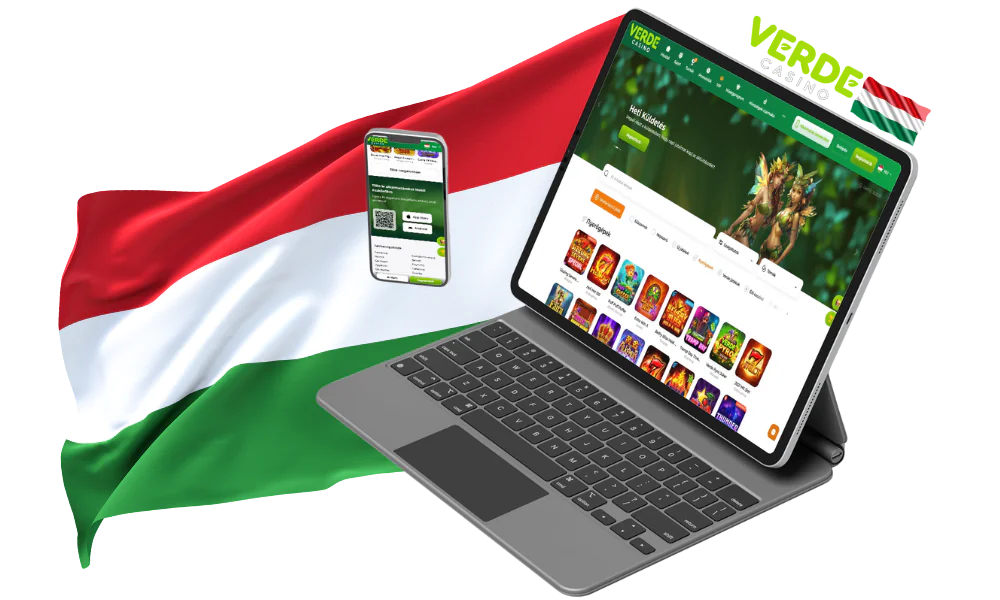 A Verde Casino játék minden magyar felhasználó számára elérhető
